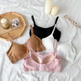 Áo nữ học sinh đệm mút ngực mỏng, áo lót đệm bàn tay nâng ngực