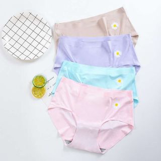 [RẺ NHẤT] Sỉ 10 quần su trơn hoa cúc_Chất Thun Lạnh, Cạp Ép Không Viền giá sỉ