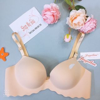 Áo Lót Đúc Su Bàn Tay Lá Không Gọng Đệm Dày Nâng Ngực