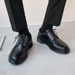 Giày đốc nam da mềm, đế cao khâu đế