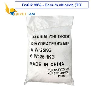 Barium chloride BaCl2 99% TQ, 25kg/bao