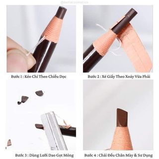 Chì xé kẻ lông mày chống thấm nước lâu trôi Hộp 12 cây