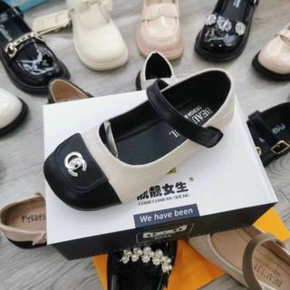 Giày búp bê trẻ em chất da mềm có quai ngang sỉ giá xưởng