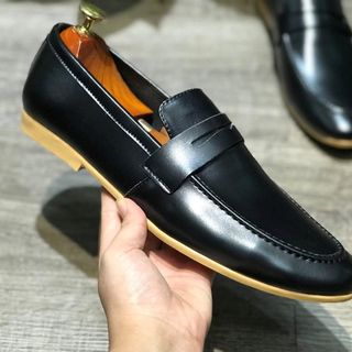Giày công sở da mềm, đế khâu - mt vàng lỳ