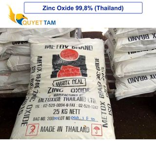 Kẽm oxit nhập khẩu Thái Lan - ZINC OXIDE 99.8% - METOX BRAND