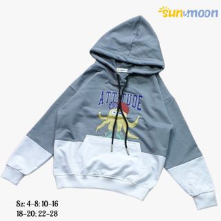 ÁO THUN HOODIE CAO CẤP IN HÌNH BẠCH TUỘT CUTE
