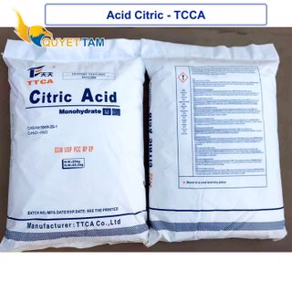 Acid Citric Monohydrate, hàng TTCA (Bột chanh, điều chỉnh độ chua), 25kg/bao giá sỉ