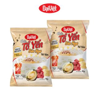 Cháo Tổ yến Bào ngư Đại Việt – Thịt bằm – Ăn liền - Gói 50gr- Thùng 30 gói