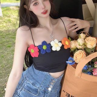 Áo Hoa Len Hai dây Siêu Hot