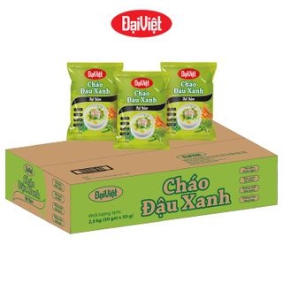 Cháo Đậu Xanh Đại Việt Thịt Bằm - Ăn liền - Gói 50g - Thùng 50 gói giá sỉ