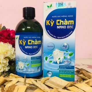 Nước súc miệng Kỳ Chàm Nano Bạc - Đánh bay các bệnh về răng miệng Sâu Răng, Viêm Lợi, CHảy Máu,...