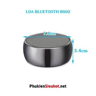 Loa Bluetooth Mini Nghe Nhạc Công Suất Lớn, Bass Mạnh, Có Khe Cắm Thẻ Nhớ, Giá Rẻ Cho Điện Thoại, Máy Tính,... Loa BS.02 giá sỉ