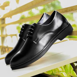 Giày công sở tăng chiều cao 6cm da mềm, đế khâu - cột tăng cao