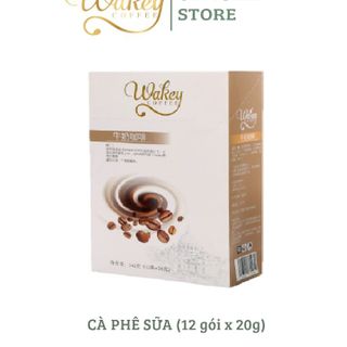 Cà Phê Sữa Hòa Tan WAKEY COFFEE thơm ngậy - Hàng Việt Nam xuất khẩu (12 gói x 20g) Wakeycoffee giá sỉ