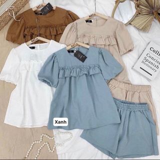 [3 size 42-70KG] Đồ bộ ĐÙI VẢI ĐŨI LỤA SIÊU DỄ THƯƠNG MỀM MÁT KHÔNG NHĂN thời trang