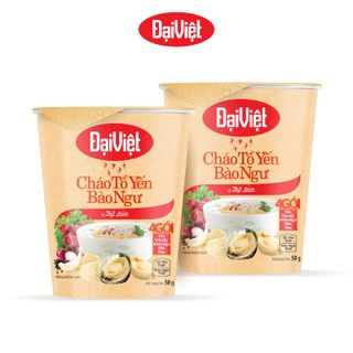 Cháo Tổ Yến Bào Ngư Đại Việt Thịt Bằm - Ăn Liền - Ly 50gr - Thùng 24 Ly