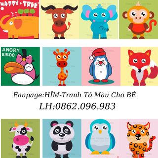 Tranh tô màu cho bé_( Giá sỉ)