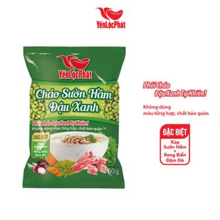 Cháo Yến Lộc Phát sườn hầm đậu xanh- ăn liền – Gói 50gr - Thùng 50 gói