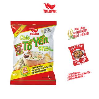 Cháo Tổ Yến ST25 Plus Xốt sườn Yến Lộc Phát - Ăn liền - Gói 60gr- Thùng 30 gói