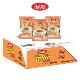 Cháo Tổ Yến Cá Hồi Rong biển Đại Việt - Ăn Liền - Gói 50gr - Thùng 30 gói
