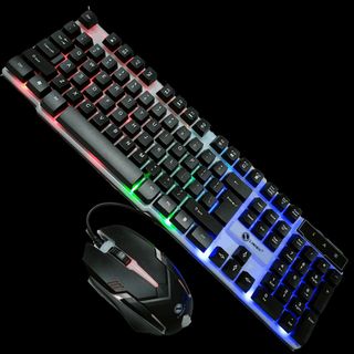 Bộ Phím Chuột Gaming Thiết Kế Led 7 Màu Siêu Đẹp - BoPhimChuot