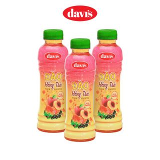 Đào hồng Trà Davi’s – Chai 450ml - Thùng 24 chai