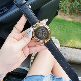 ĐỒNG HỒ VERRSACE DÂY DA NAM TRUNG CẤP HOT