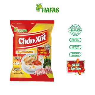 Cháo Xốt Rong biển Sườn hầm HAFAS - Ăn Liền - Gói 57gr - Thùng 30 gói