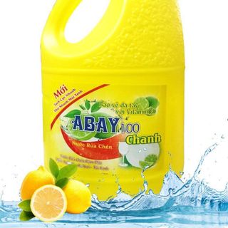 Nước rửa chén hương chanh Abay Chann 4kg siêu tiết kiệm giá sỉ