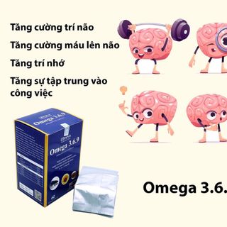 Omega 369 Viên uống hỗ trợ tim mạch, bổ não, bổ mắt