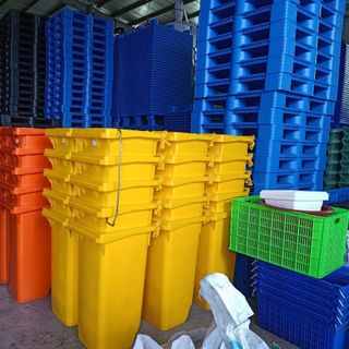 Thùng rác nhựa 60L, 120L, 240L giá rẻ tại Bình Dương