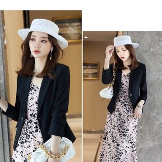 ÁO KHOÁC VEST BLAZER ĐEN - DT1648
