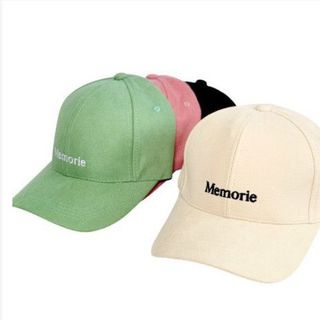 Mũ lưỡi trai nam nữ Thêu chữ Memories