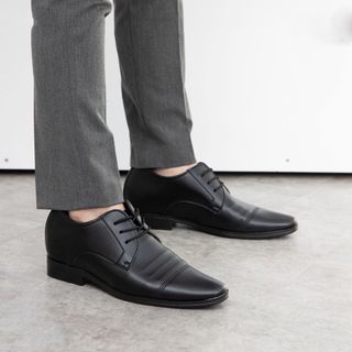 Giày công sở tăng 6cm phối dây thời trang - cột dây 3n