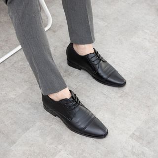 Giày công sở tăng 6cm phối dây thời trang - cột dây 3n