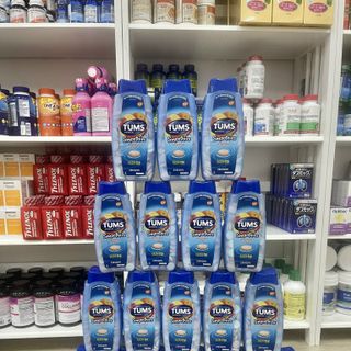 Viên nhai hỗ trợ điều trị đau da dày Tums của Mỹ 250 Viên
