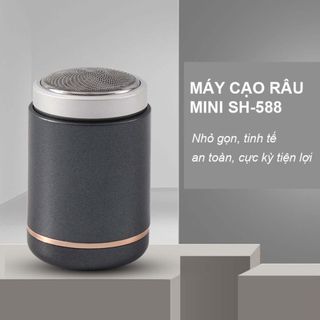 Máy cạo râu nam mini, 3 lưỡi siêu nhỏ gọn công nghệ Nhật Bản, Không trầy xước, siêu tiện lợi