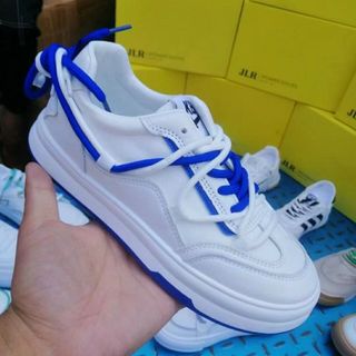 Giày thể thao nữ màu trắng chất da mềm giá rẻ S1653