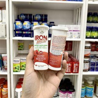 Iron Melts - Viên Bổ Sung Sắt, Acid Folic, Vitamin B12 Và Vitamin C, 50 viên
