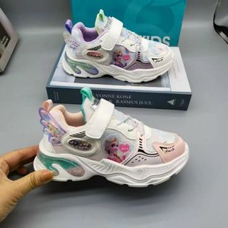 Giày thể thao trẻ em in hình công chúa giá rẻ S1654