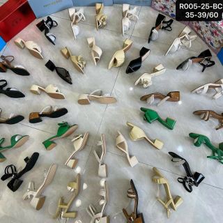 Sandal nữ ngót vuông mũi vuông quai ngang sỉ giá rẻ