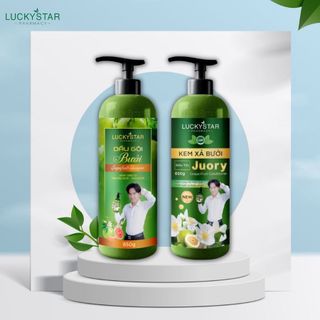 Combo Gội Xả Bưởi Cao Cấp 850ML - Lucky Star