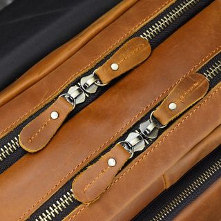 Balo Da Bò Sáp RETRO Chứa Laptop Đa Chức Năng