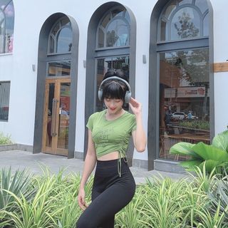Đồ Thể Thao Áo Croptop Dây Rút Thể Thao Siêu Đẹp Giá Sỉ, Chất Hot Đẹp