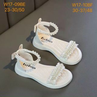 Sandal trẻ em Đính Nơ Ren Ngọc Trai