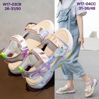 Sandal bé gái in hình công chúa W14