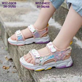 Sandal bé gái in hình công chúa W14