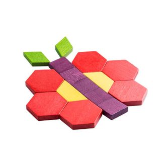Bộ xếp hình gỗ 250 miếng Mideer Partern Blocks