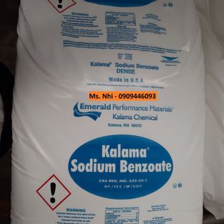 Chất bảo quản thực phẩm Sodium Benzoate - Natri Benzoat - E211 - Phụ gia chống mốc, kéo dài thời gian sử dụng thực phẩm giá sỉ