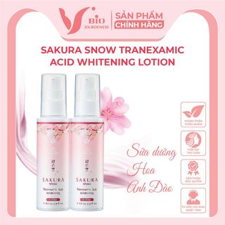 Sữa dưỡng Hoa Anh Đào Jourdeness Dưỡng trắng sáng, hồng hào da sạm nám, tàn nhang